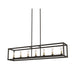DVI Lighting - DVP28104MF/GR-CL - Seven Light Linear Pendant - Sambre - Multiple Finishes and Graphite with Clear Glass
