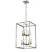 DVI Lighting - DVP28148MF+BN-CL - Eight Light Foyer Pendant - Sambre - Multiple Finishes and Graphite with Clear Glass