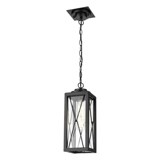 DVI Lighting - DVP43375BK-CL - One Light Outdoor Pendant - County Fair Outdoor - Black with Clear Glass