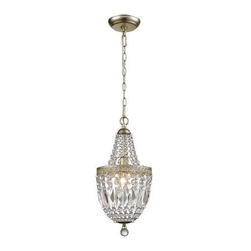 Elk Home - 1122-050 - One Light Mini Pendant - Morley - Champagne Gold, Clear, Clear