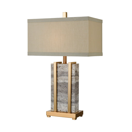 Elk Home - D3894 - One Light Table Lamp - Harnessed - Cafe Bronze, Grey Marble, Grey Marble