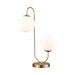 Elk Home - D4154 - Two Light Table Lamp - Moondance - Aged Brass