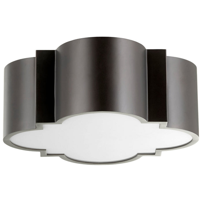 Cyan - 10065 - Two Light Ceiling Mount - Noir