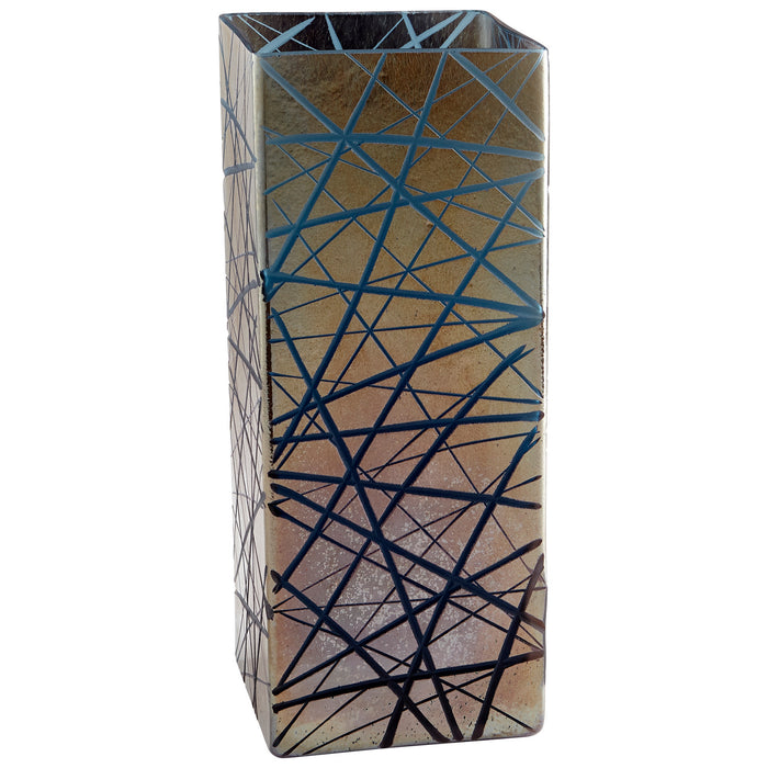 Cyan - 10490 - Vase - Irridescent Gold