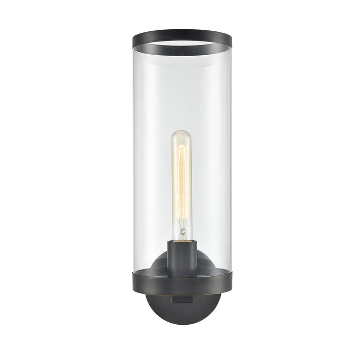 Alora - WV311601UBCG - One Light Vanity - Revolve II - Urban Bronze/Clear Glass