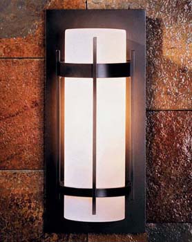 Hubbardton Forge - 305893-SKT-20-GG0034 - One Light Outdoor Wall Sconce - Banded - Coastal Natural Iron