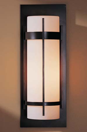 Hubbardton Forge - 305894-SKT-20-GG0037 - One Light Outdoor Wall Sconce - Banded - Coastal Natural Iron