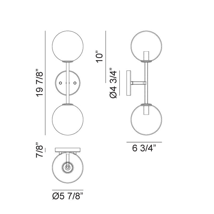 Novo Wall Sconce-Sconces-Matteo Lighting-Lighting Design Store