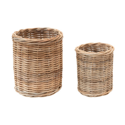 Willow Wicker Basket Small-Home Accents-Creative Co-Op-Lighting Design Store
