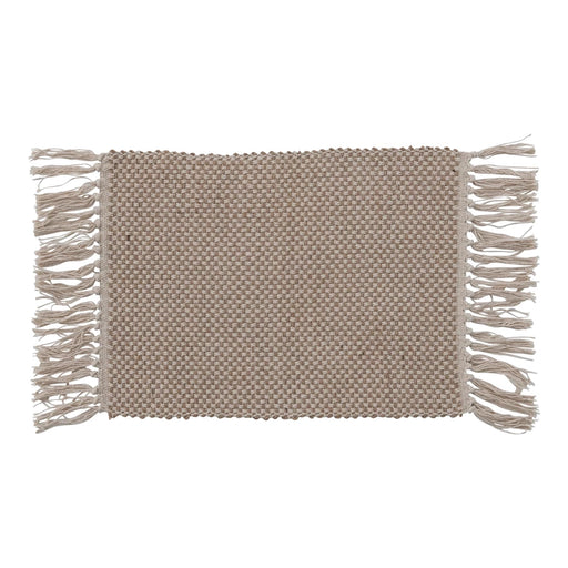 Mason Woven Jute and Cotton Placemat with Fringe