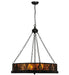 Six Light Inverted Pendant-Pendants-Meyda Tiffany-Lighting Design Store