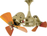 Matthews Fan Company - DD-PB-WD - 36``Ceiling Fan - Duplo-Dinamico - Polished Brass