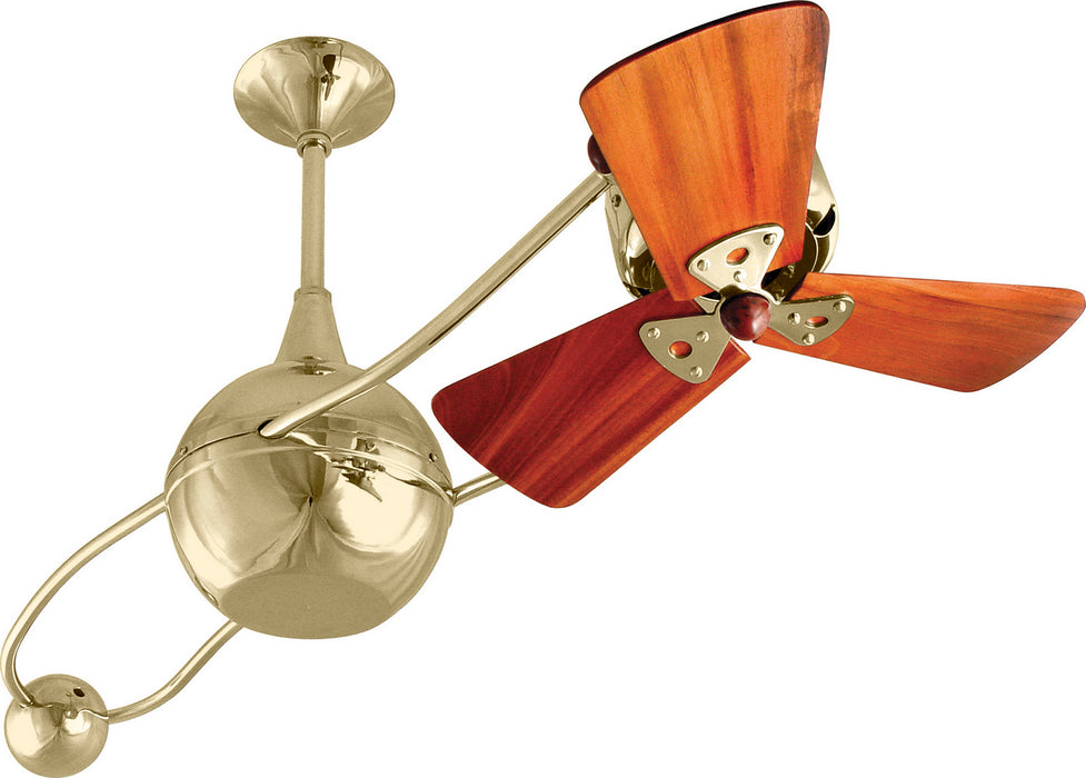 Matthews Fan Company - B2K-PB-WD - 40``Ceiling Fan - Brisa 2000 - Polished Brass