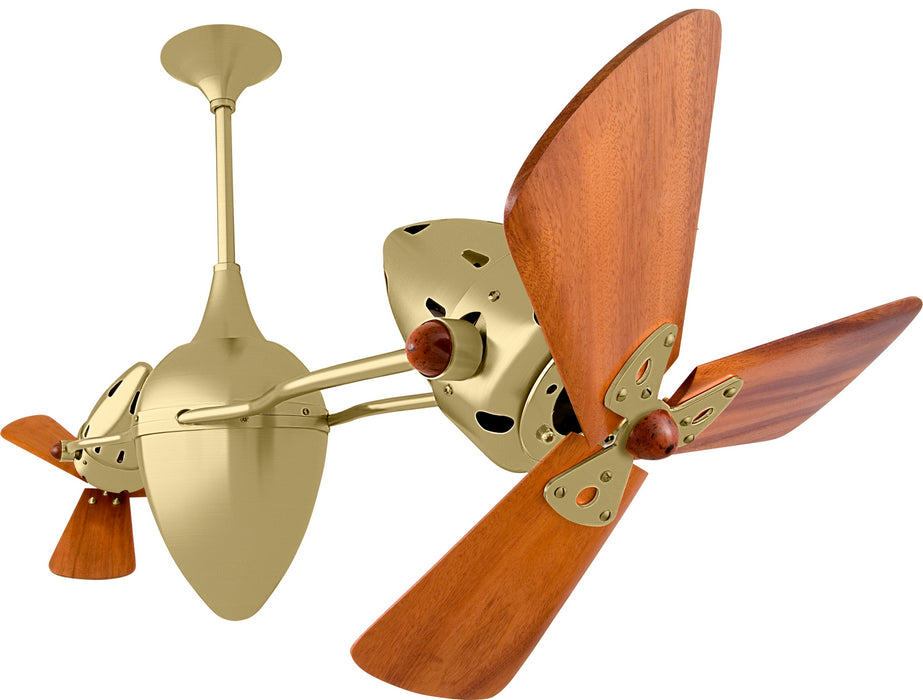 Matthews Fan Company - AR-BRBR-WD - 48``Ceiling Fan - Ar Ruthiane - Brushed Brass