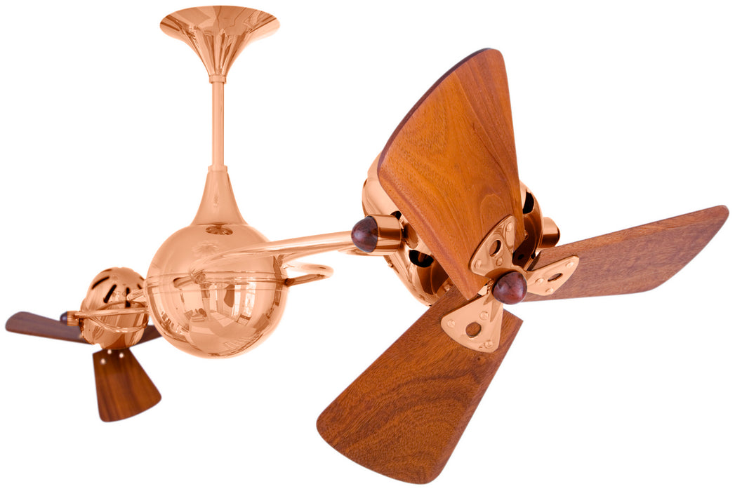 Matthews Fan Company - IV-CP-WD - 53``Ceiling Fan - Italo Ventania - Polished Copper