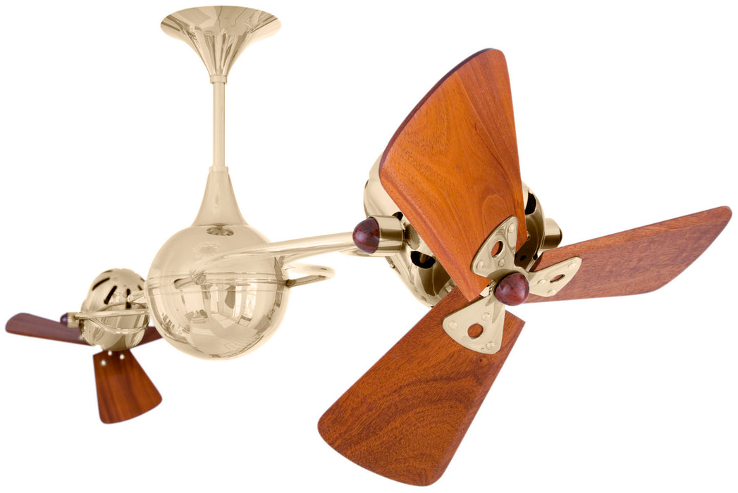 Matthews Fan Company - IV-PB-WD - 53``Ceiling Fan - Italo Ventania - Polished Brass