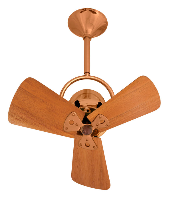 Matthews Fan Company - BD-BRCP-WD - 16``Ceiling Fan - Bianca Direcional - Brushed Copper