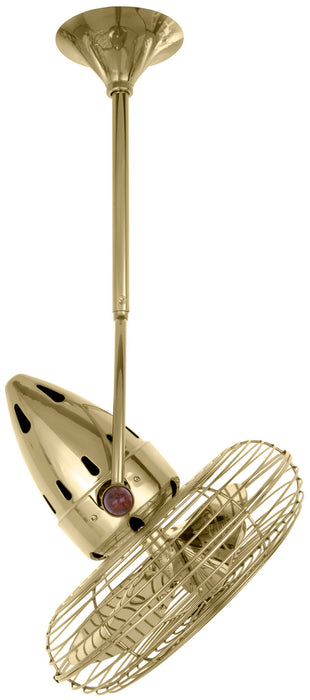 Matthews Fan Company - JD-PB-MTL - 16``Ceiling Fan - Jarold Direcional - Polished Brass