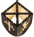 Meyda Tiffany - 29266 - One Light Pendant - Lions And Cross