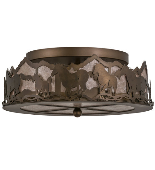 Three Light Flushmount-Semi-Flush Mts.-Meyda Tiffany-Lighting Design Store