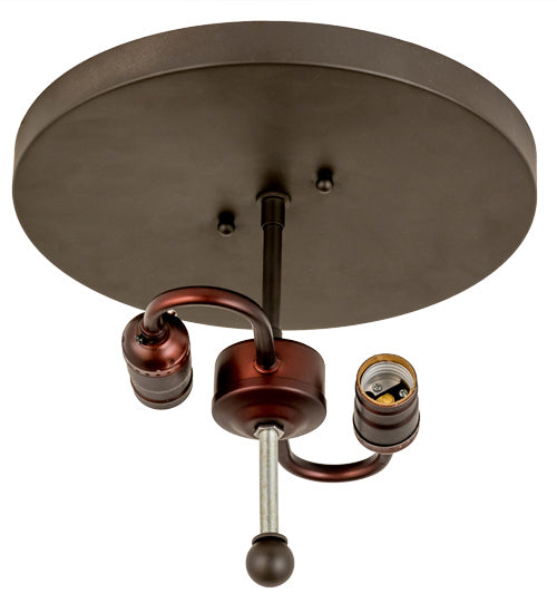 Two Light Flushmount-Flush Mounts-Meyda Tiffany-Lighting Design Store