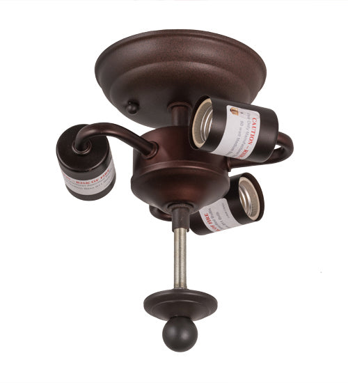 Three Light Flushmount-Flush Mounts-Meyda Tiffany-Lighting Design Store