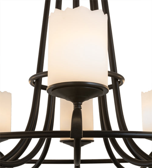 Ten Light Chandelier-Large Chandeliers-Meyda Tiffany-Lighting Design Store
