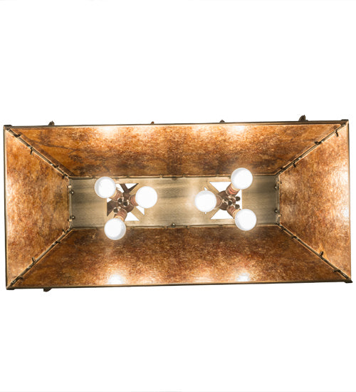 Six Light Oblong Pendant-Pendants-Meyda Tiffany-Lighting Design Store