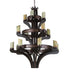 17 Light Chandelier-Large Chandeliers-Meyda Tiffany-Lighting Design Store