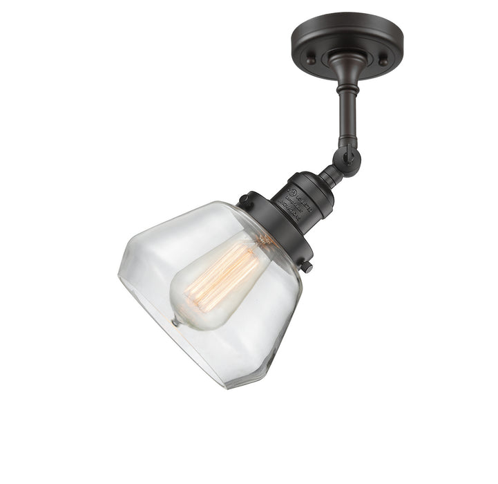 Innovations - 201F-OB-G172 - One Light Semi-Flush Mount - Franklin Restoration - Oil Rubbed Bronze