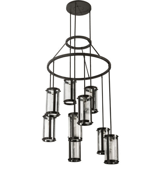 Nine Light Chandelier-Large Chandeliers-Meyda Tiffany-Lighting Design Store