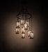 Nine Light Chandelier-Large Chandeliers-Meyda Tiffany-Lighting Design Store