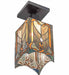 Meyda Tiffany - 192693 - One Light Flushmount - Cottage Mission - Timeless Bronze