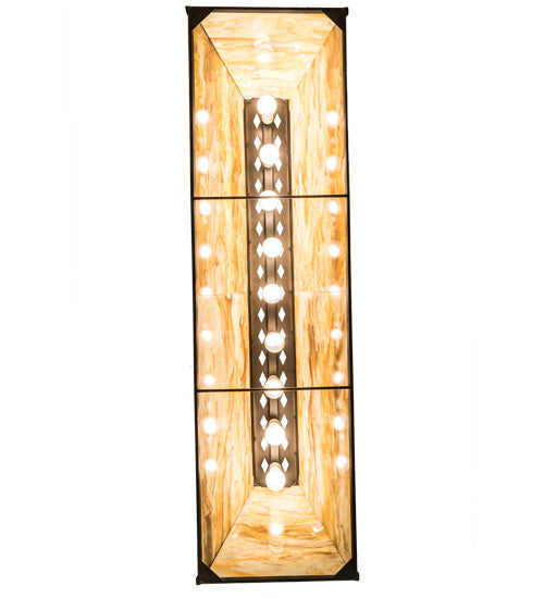 Nine Light Oblong Pendant-Linear/Island-Meyda Tiffany-Lighting Design Store