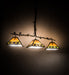 Three Light Island Pendant-Linear/Island-Meyda Tiffany-Lighting Design Store