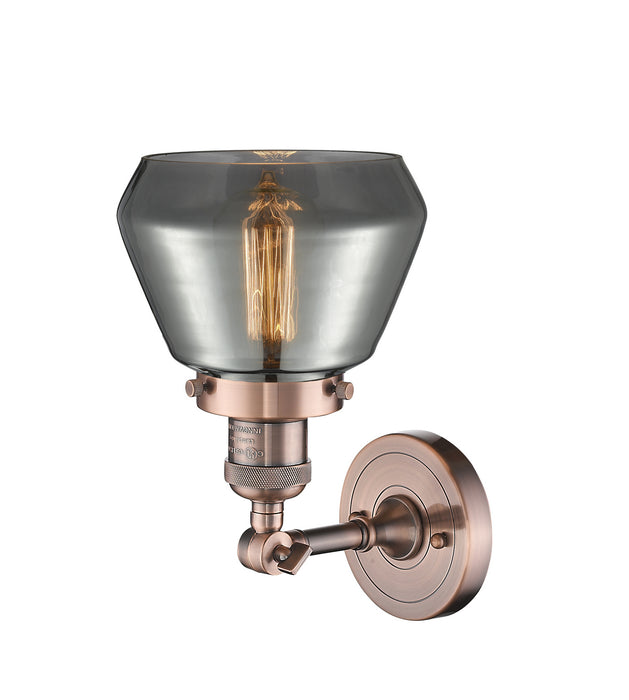 Innovations - 203-AC-G173-LED - LED Wall Sconce - Franklin Restoration - Antique Copper