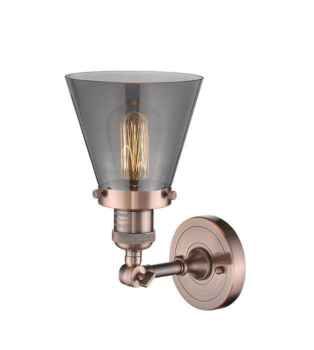 Innovations - 203-AC-G63-LED - LED Wall Sconce - Franklin Restoration - Antique Copper