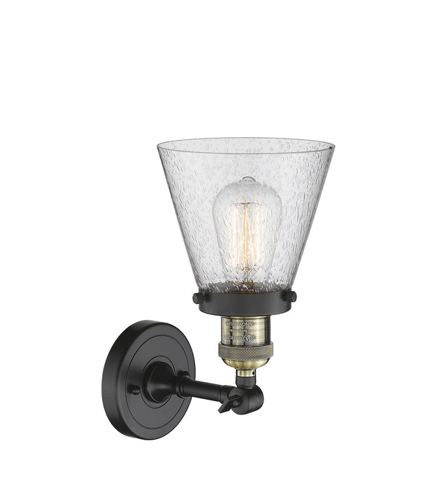 Innovations - 203-BAB-G64 - One Light Wall Sconce - Franklin Restoration - Black Antique Brass