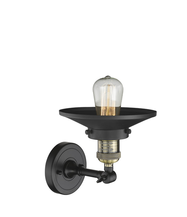 Innovations - 203-BAB-M6-LED - LED Wall Sconce - Franklin Restoration - Black Antique Brass