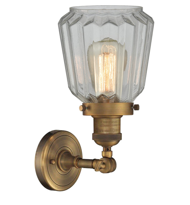 Innovations - 203-BB-G142-LED - LED Wall Sconce - Franklin Restoration - Brushed Brass