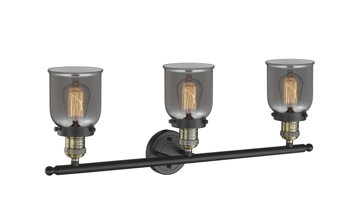 Innovations - 205-BAB-G53 - Three Light Bath Vanity - Franklin Restoration - Black Antique Brass