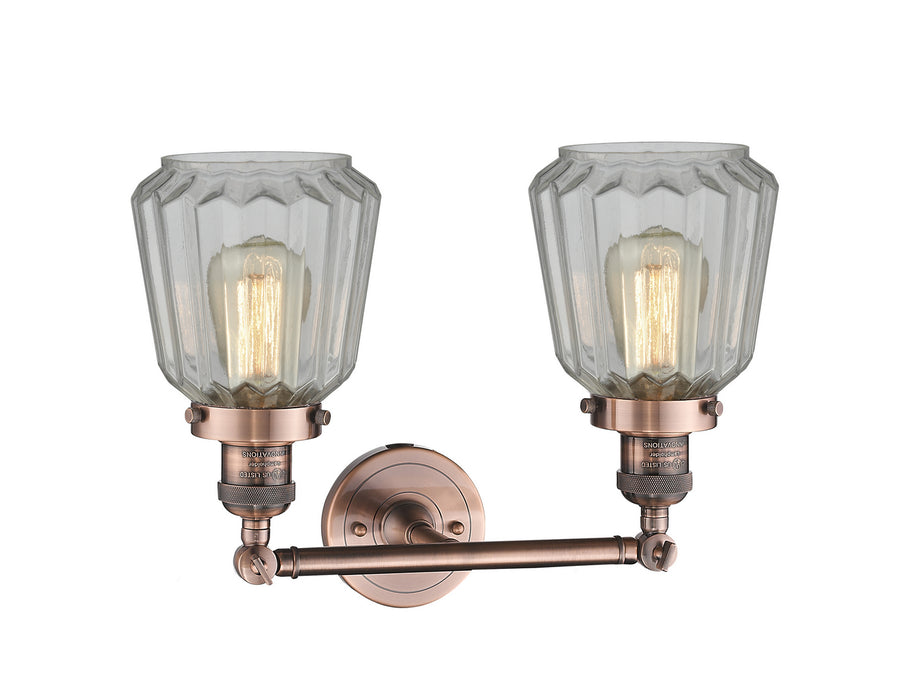 Innovations - 208-AC-G142-LED - LED Bath Vanity - Franklin Restoration - Antique Copper