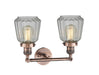 Innovations - 208-AC-G142-LED - LED Bath Vanity - Franklin Restoration - Antique Copper