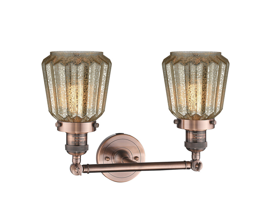 Innovations - 208-AC-G146-LED - LED Bath Vanity - Franklin Restoration - Antique Copper