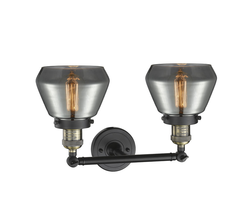 Innovations - 208-BAB-G173 - Two Light Bath Vanity - Franklin Restoration - Black Antique Brass