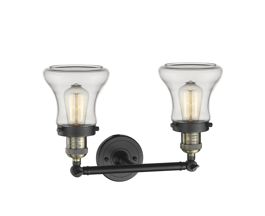 Innovations - 208-BAB-G192 - Two Light Bath Vanity - Franklin Restoration - Black Antique Brass