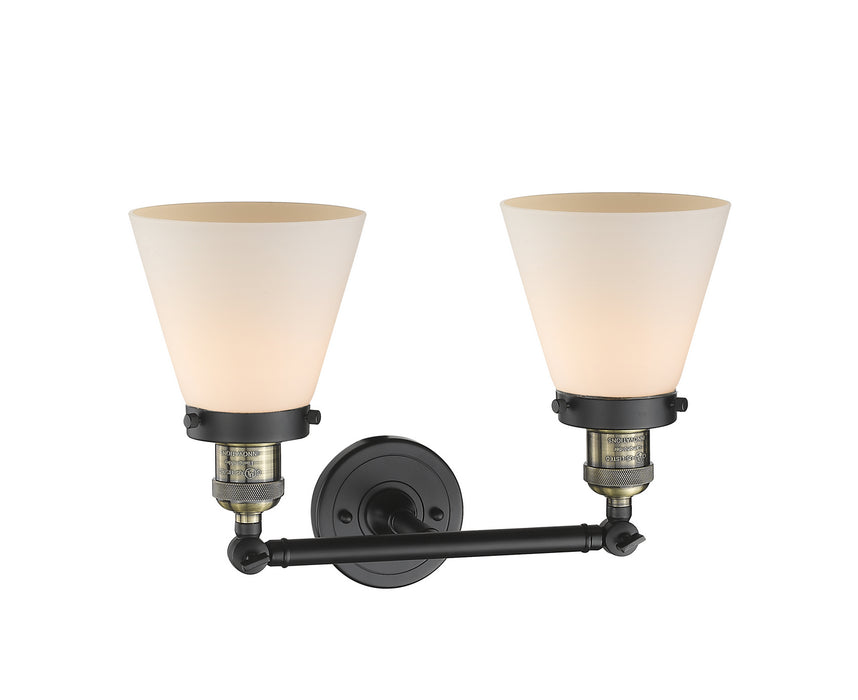 Innovations - 208-BAB-G61 - Two Light Bath Vanity - Franklin Restoration - Black Antique Brass