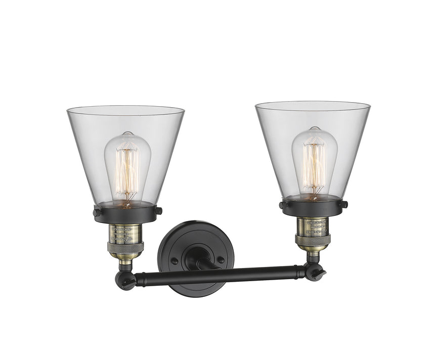 Innovations - 208-BAB-G62 - Two Light Bath Vanity - Franklin Restoration - Black Antique Brass