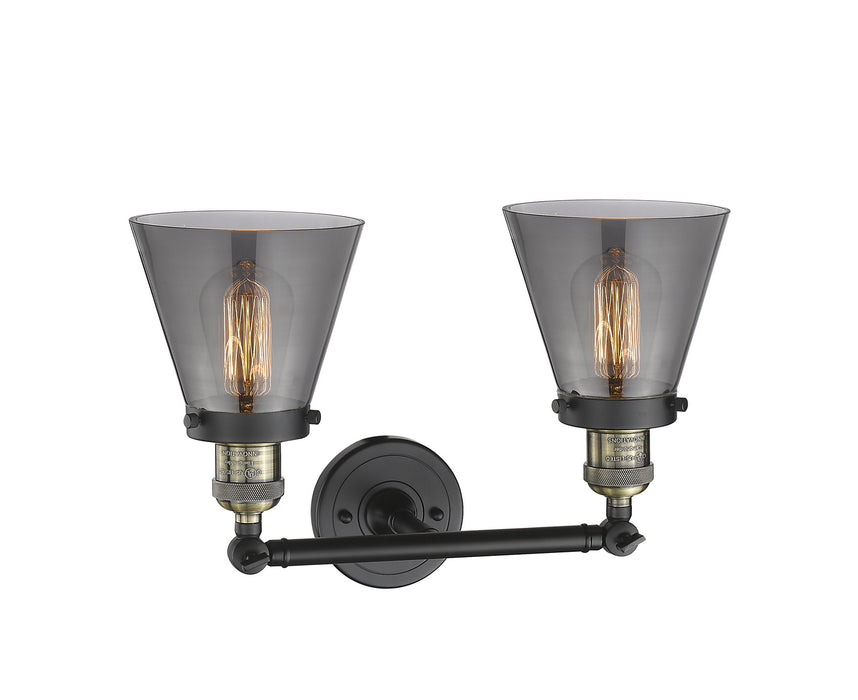 Innovations - 208-BAB-G63 - Two Light Bath Vanity - Franklin Restoration - Black Antique Brass