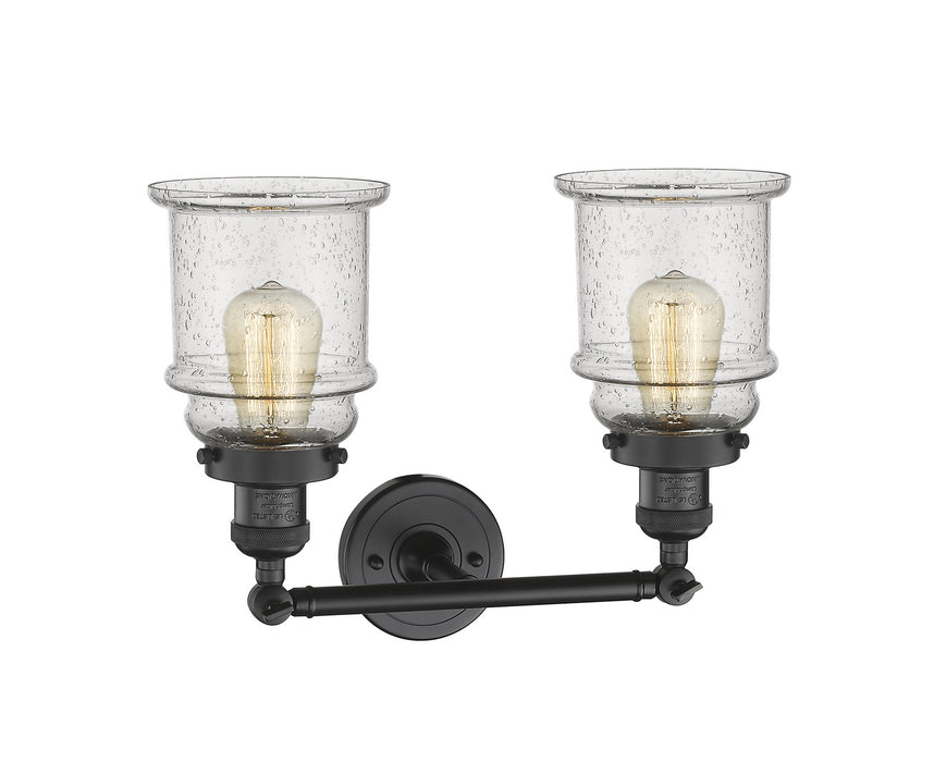 Innovations - 208-BK-G184 - Two Light Bath Vanity - Franklin Restoration - Matte Black